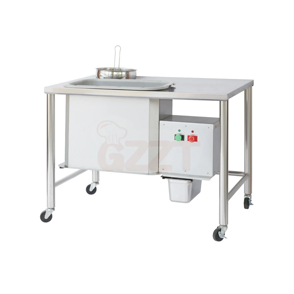

220V 110V Equipment Electric Breading Table Automatic Electric Powder Wrapping Chicken Breading Table