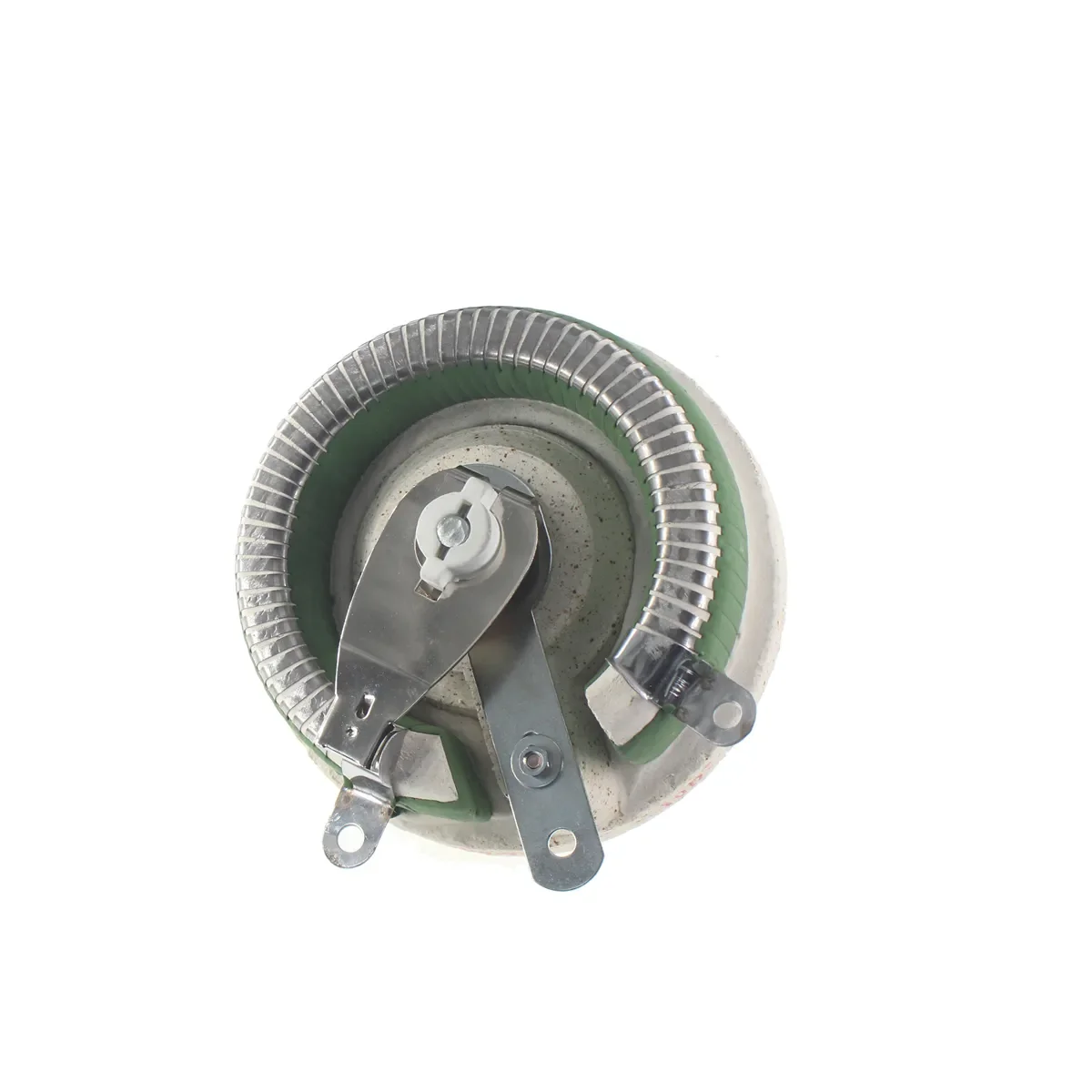 Resistencia ajustable con forma de disco enrollado de alambre variable, Reóstato rotativo de alta potencia BC1 de 200W, deslizamiento 1R 2R 3R 5R