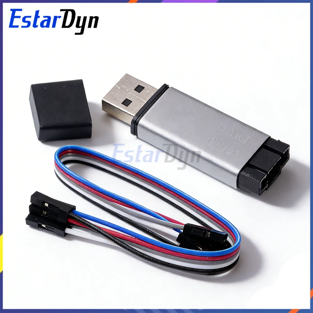 Aluminum shell CP2102 USB 2.0 to TTL UART Module 6Pin Serial Converter STC Replace FT232 Module support 5v/3.3v