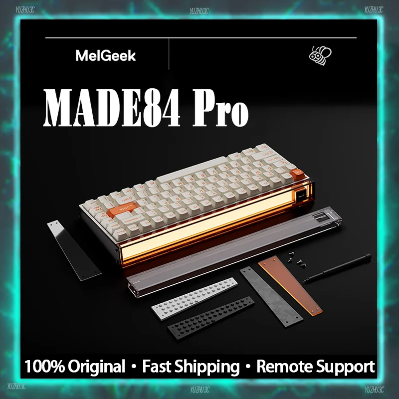 MelGeek Made84 Pro Gaming Keyboard TTC Magneto Switch RGB E-Sport 16k Scaning Rate 8K Polling Rate 0.125ms Latency 0.01RT SOCD