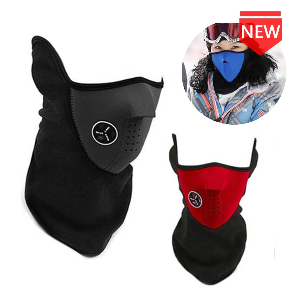 Skull Bandana Motorcycle Face Mask Cotton Funny Mouth Nose Face Mask Mountain Bike Cycling Motocross Outdoor Warm Monster Mask