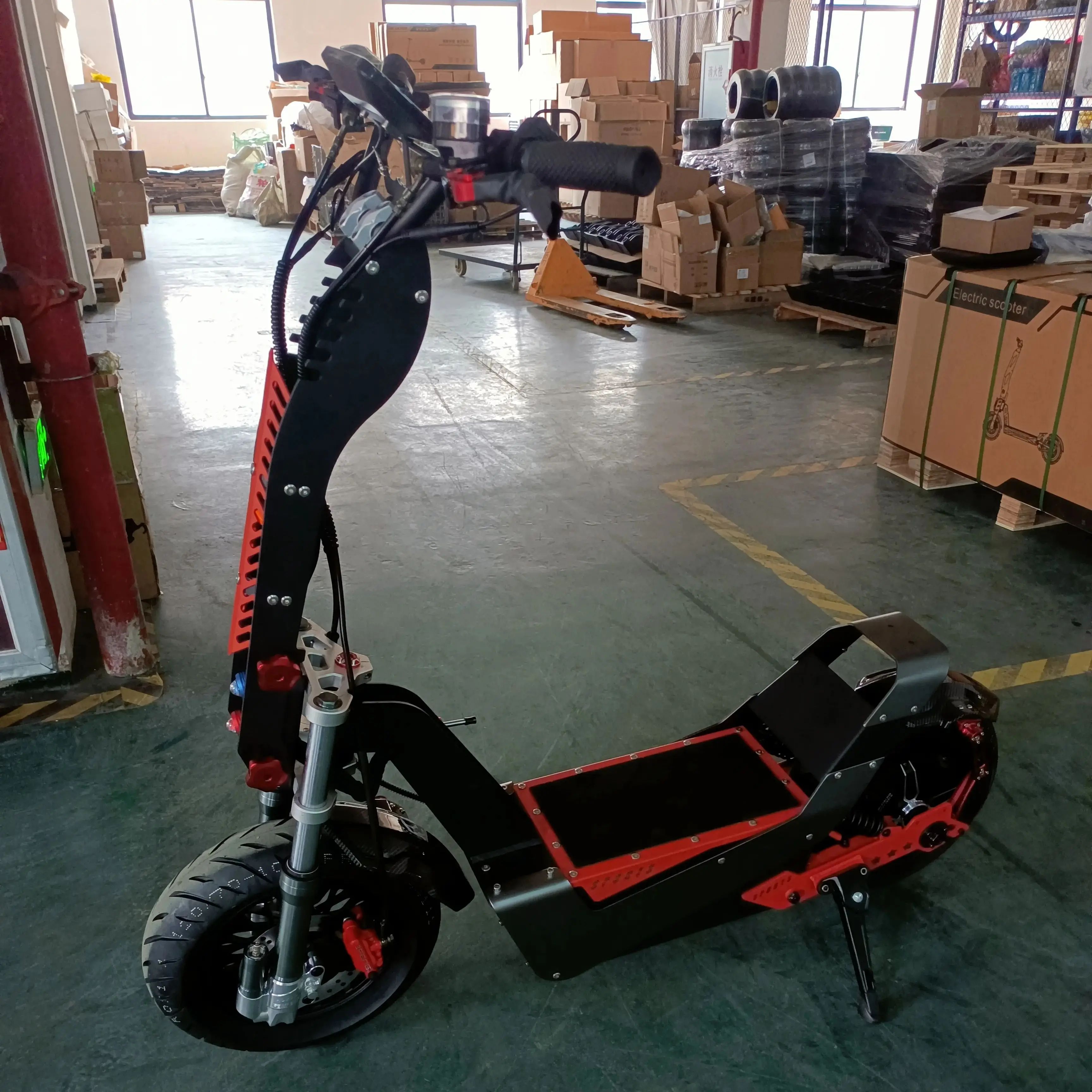 Best Selling 80Mile 90Mile Fast Electric Scooter 72V 15000W QS Racing Motor Votol 180A Controller F8 E Scooters with Damper