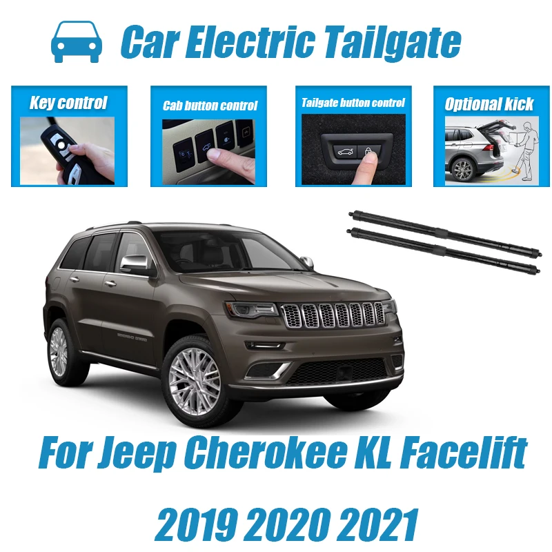 Elektryczny siłownik klapy bagażnika do Jeep Cherokee KL Facelift 2019 2020 2021 Tiptron