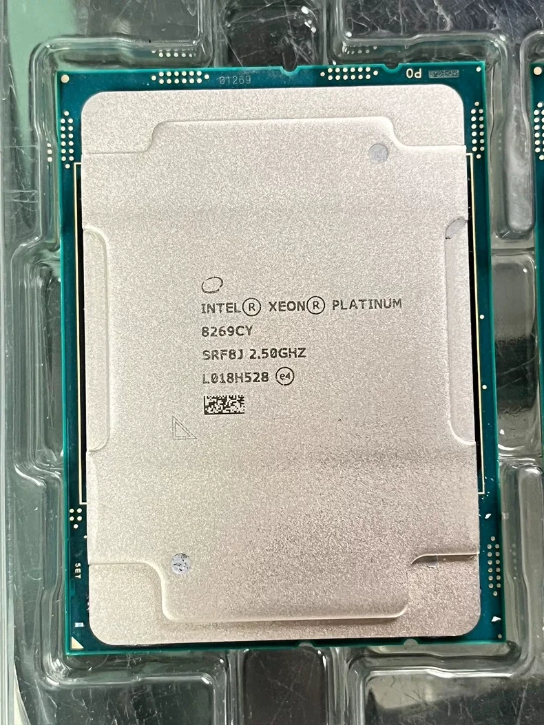 8269CY SRF8J Server Processor 2.5GHz 26 Core 52 Thread 35.75MB Cache 205W LGA3647 Support C621 Mainboard