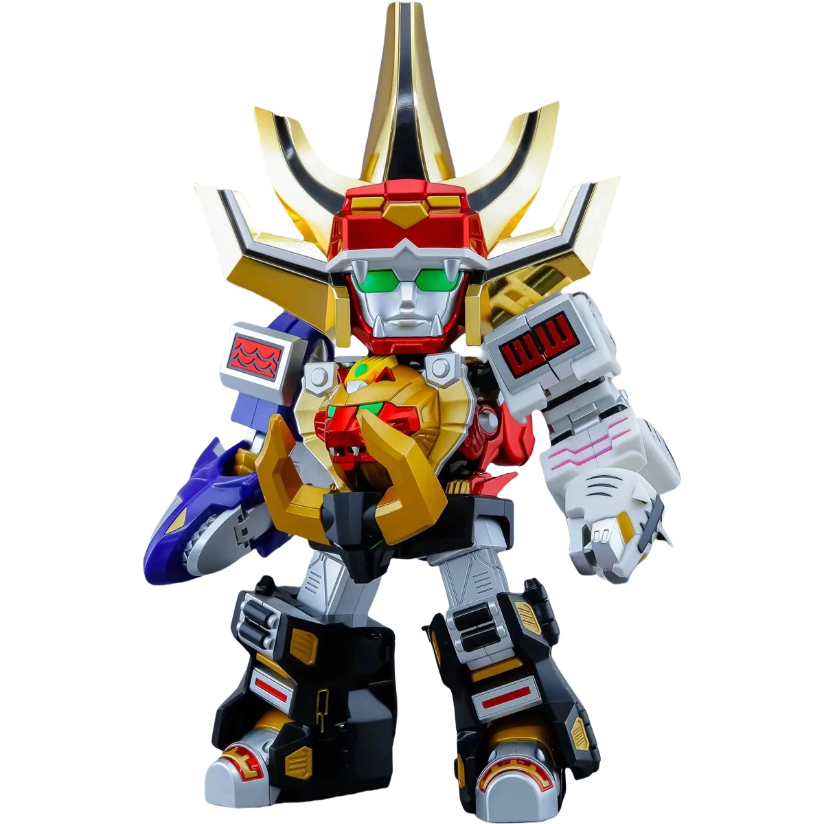 

HIPLAY Action Toys MIGHTY DEFORMED GaoKing Hyakujuu Sentai Gaoranger Action Figures