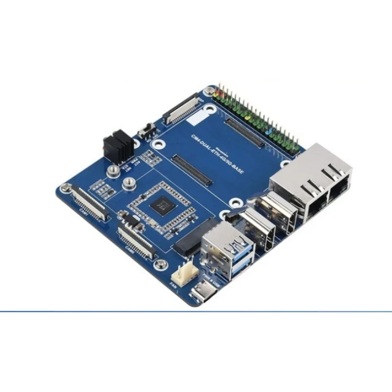 For CM4 dual Gigabit network port 5G/4G expansion board