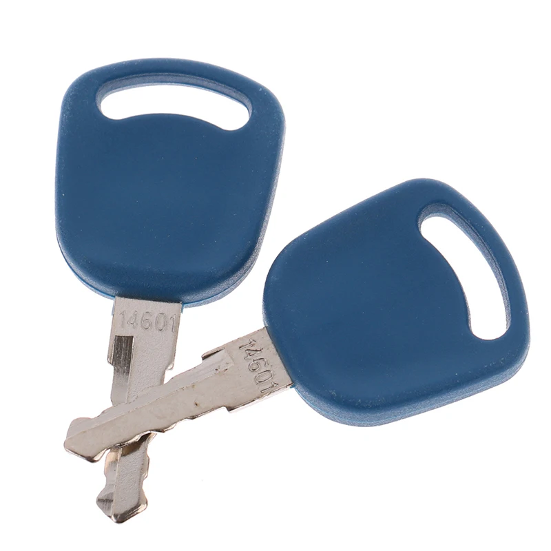 New 2pcs/lot 14601 Key For Holland Excavator Grader Dozer Heavy Equipment