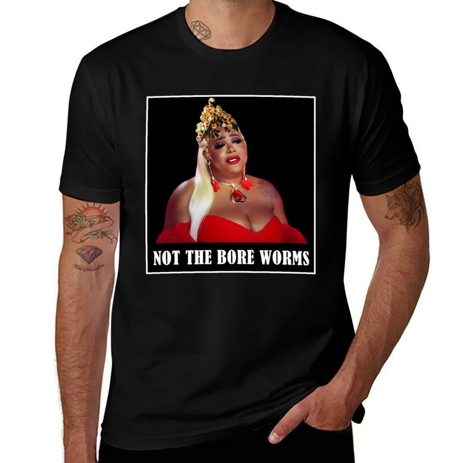 Not the Bore Worms T-Shirt t shirts for man graphic tees T-Shirt