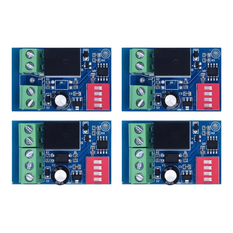 12V Time Delay Relay Module Trigger On Delay Off Switch Single Chip Control Adjustable Timing Period