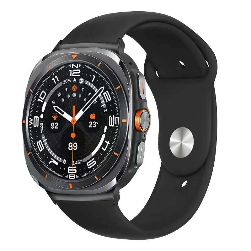 Correa de silicona para Samsung Galaxy Watch 7, accesorio de pulsera Ultra deportiva, repuesto de banda de 47mm