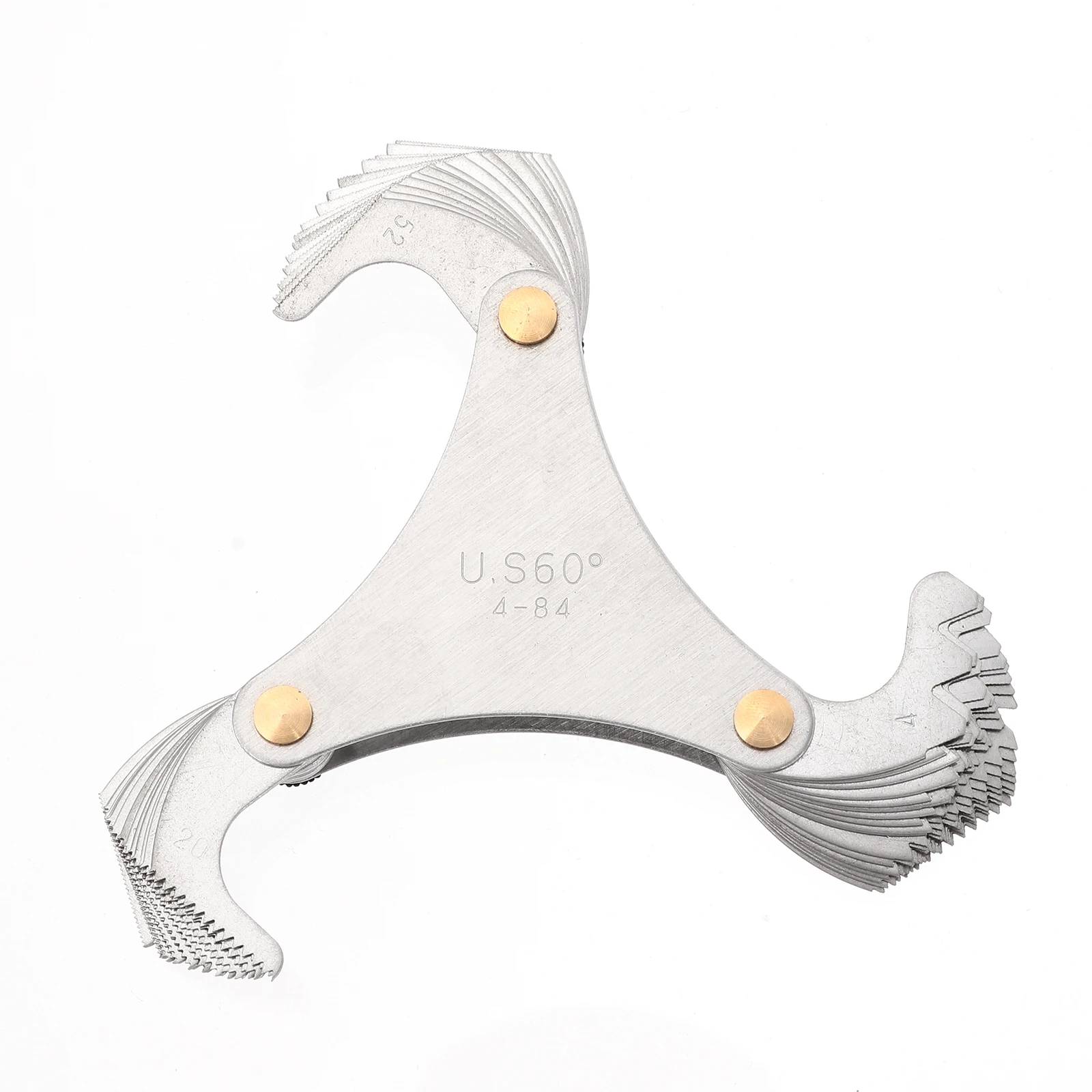 

Stainless Steel Thread Measuring Gage Pitch Tool American Spiral Center Gauge Screw Pitch Metric Nut Bolt Hardware