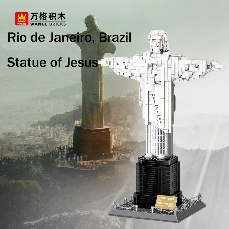 1409PCS CreativeStatue della Libertà-New York America Building Blocks Architettura Mattoni da costruzione Giocattolo regalo per bambini adulti