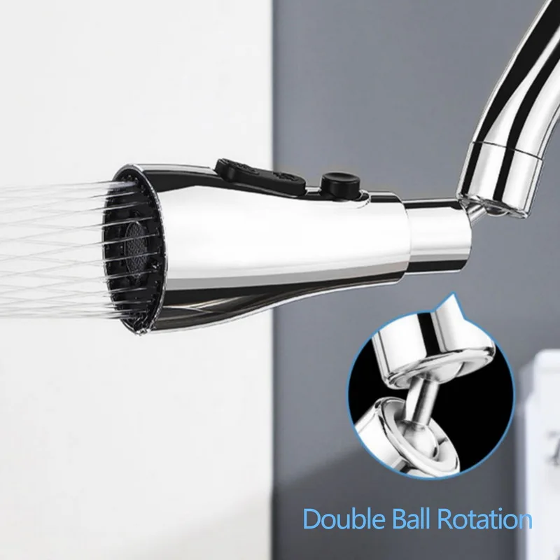 Universal Kitchen Faucet 360 Degrees Swivel Adjustable Extender Aerator Aerator Splash Spout Filter Faucet Sink Kitchen Supplies