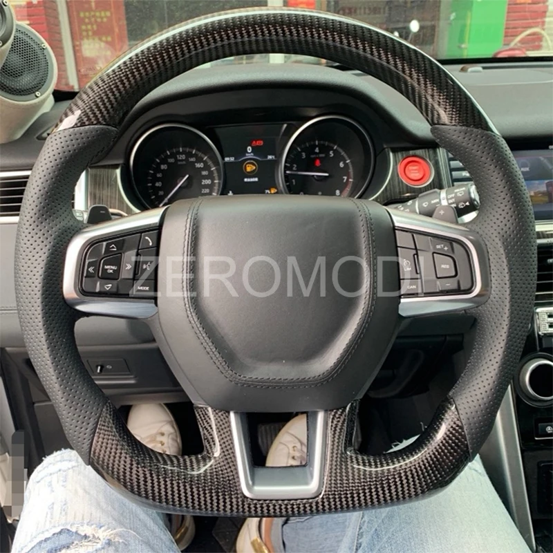 

Для 2015-2017 LAND ROVER Range Rover DISCOVERY SPORT ЧЕРНАЯ КОЖАНАЯ КОЛЕС Углеродное волокно