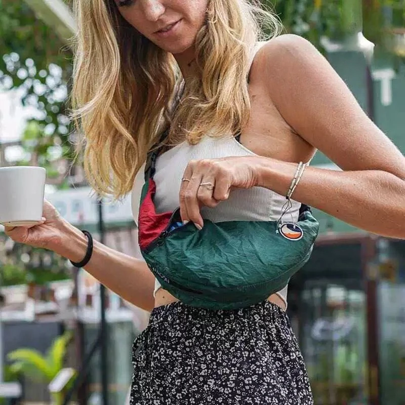 

Сумка для походов на короткие расстояния, ультралегкая поясная сумка, сумка-полумесяц и сумка-пельмень, портативная повседневная сумка для активного отдыха