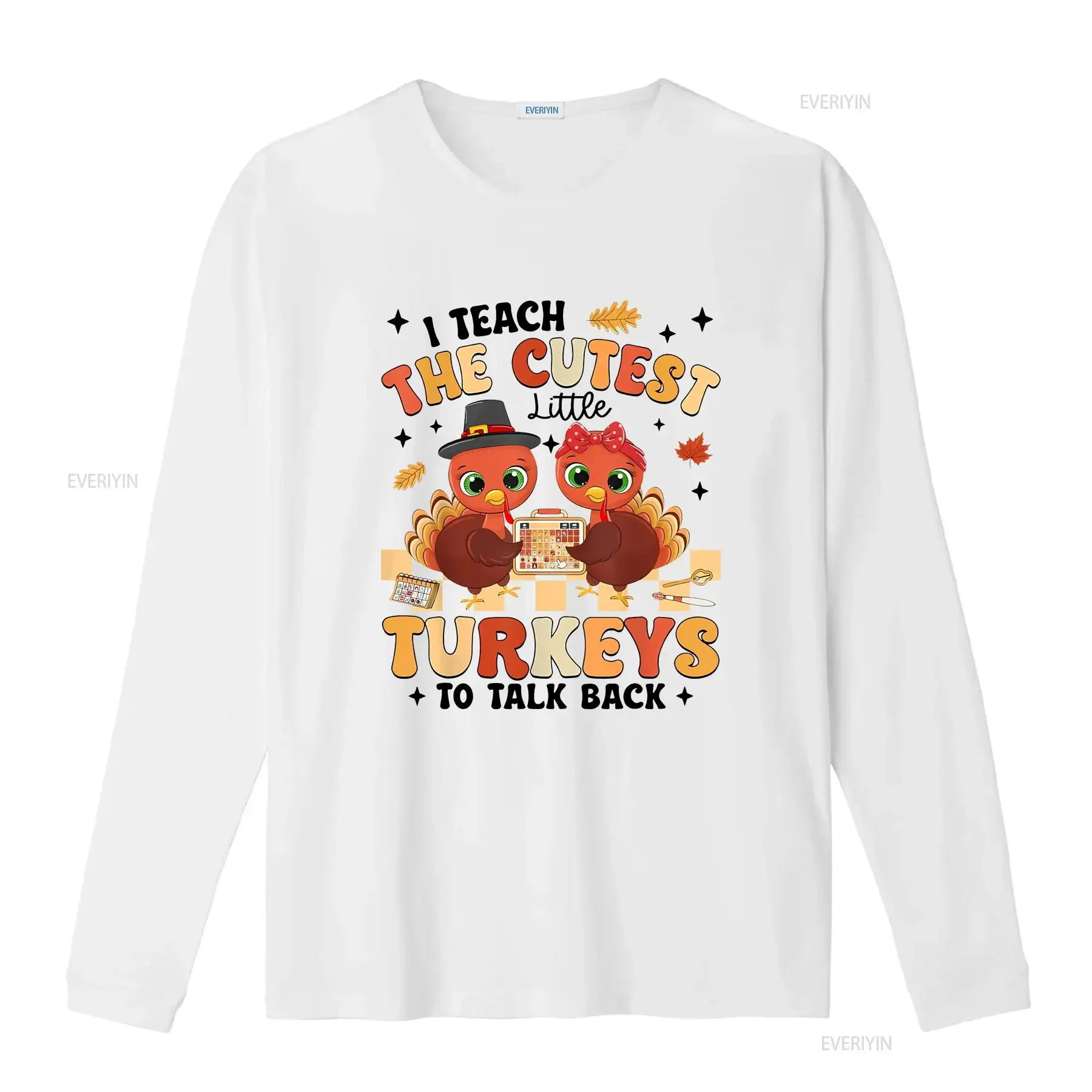 Thanksgiving I Teach Little Turkeys To Talk Back Speech SLP T Shirt Sweat vintage Washed Stretched Soft designer clothes