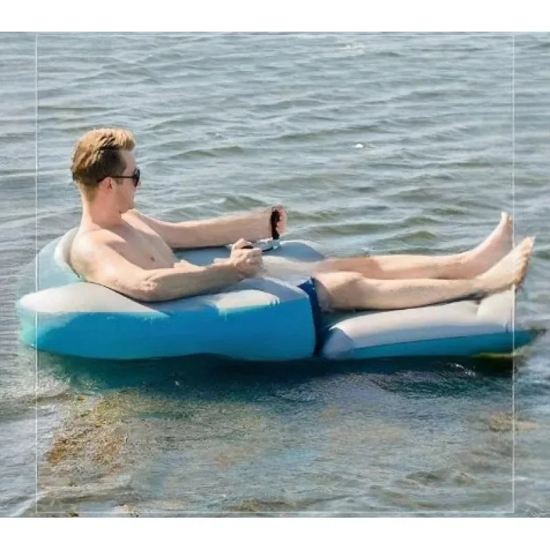 With Cup Holder Customizable Luxury Electric Floating Pool Recliner