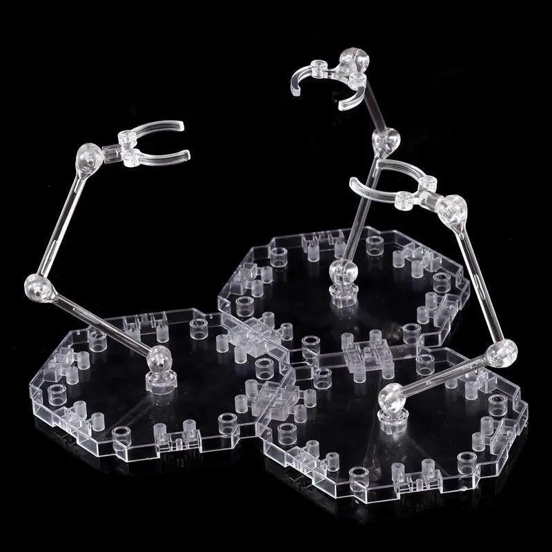 ! 1Set Action Base Clear Display Stand For 1/144 HG/RG Figure Model Toy Animation Cinema Game Toy Bracket Accessories