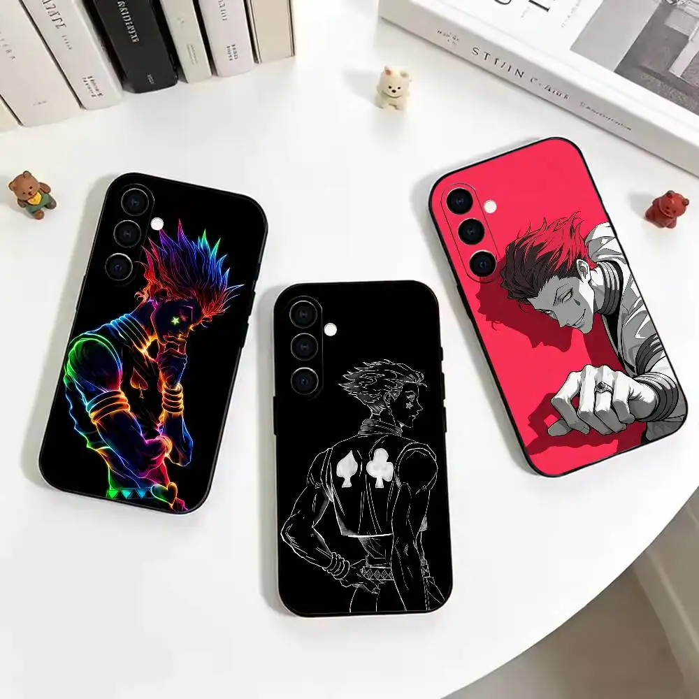 Hunter x Hunter Hisoka Black Soft Silicone Phone Case for Samsung Galaxy A73, A42, A72, A70, A53, A52, A51