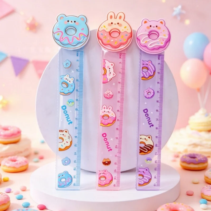 36pcs-lot-kawaii-doughnut-cat-rabbit-bear-ruler-cute-bookmark-measuring-drawing-tool-promotional-gift-school-supplies