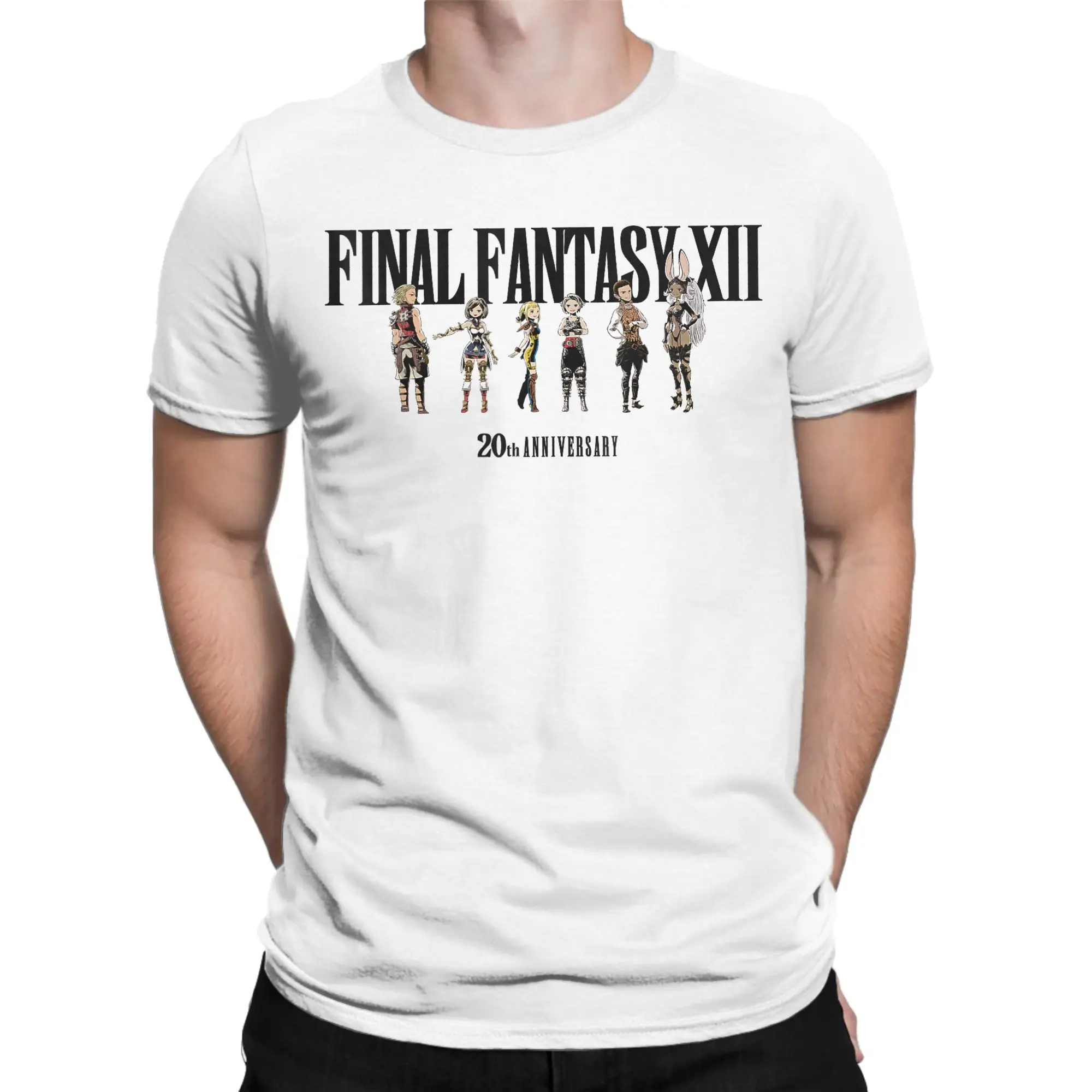 T-Shirt Summer Final Fantasy Anniversary Collection FFXII Special Art T-Shirts Cotton Tee Shirt for Man Short Sleeve Clothing