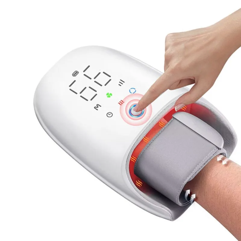 Heated hair dryer hand massager, roller massage hand massager