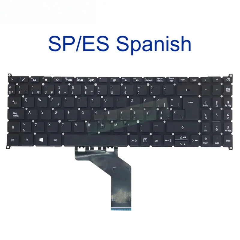 For Acer Aspire 3 A315-54 54G/22/23 23G/34 5 A515-52 52G 53, 54G US UA Keyboard