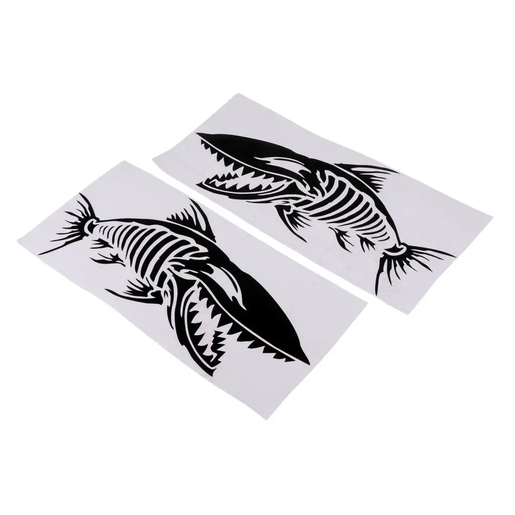 Large Skeleton Bone Sticker Durable PVC Decals for Boats Kayak Canoe Dinghy Kayaking Accessories