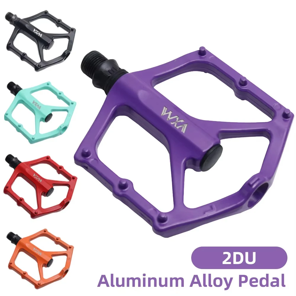 Ultraleichte Fahrradpedale mit gedichteten Lagern, Aluminiumlegierung, für Rennrad und MTB, flache Plattform, Fahrradteile und Zubehör