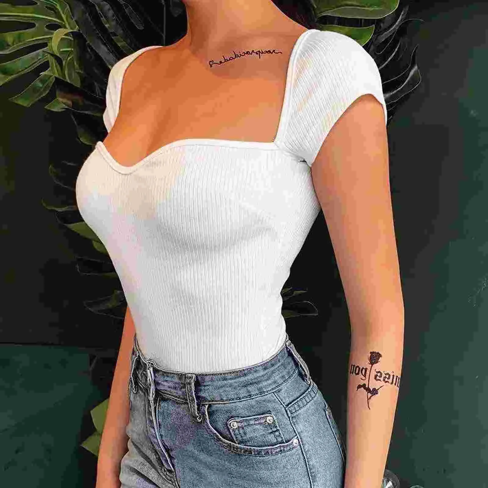 Cseta de Punto de Manga Larga para Mujer, Estilo Coreano, Ajustada, uesa, de Felpa, Especialmente Amplia, para Todas las...