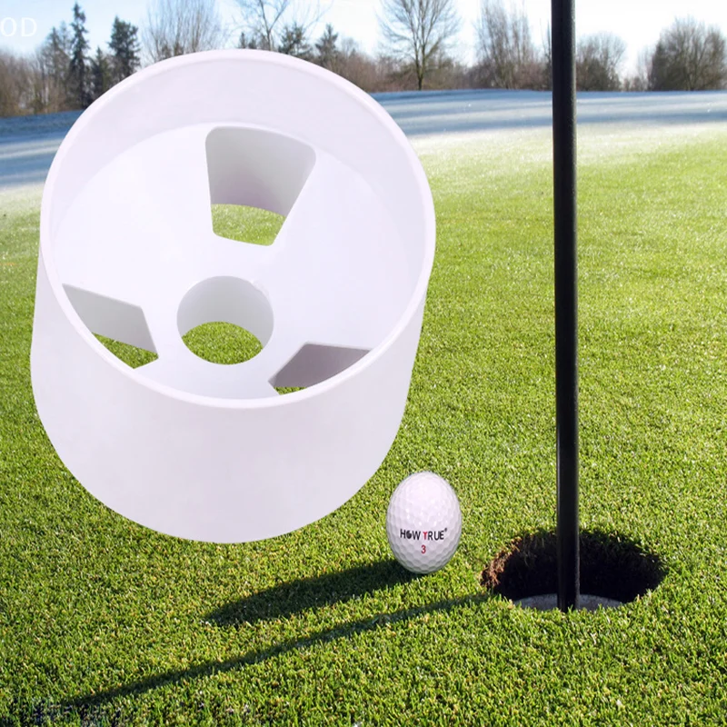 

For Golf Lover Backyard Outdoor Activities Golf Cup Cover Set Practice Training Aid Yard Golf Putting Putter Cup Flag Hole Cups