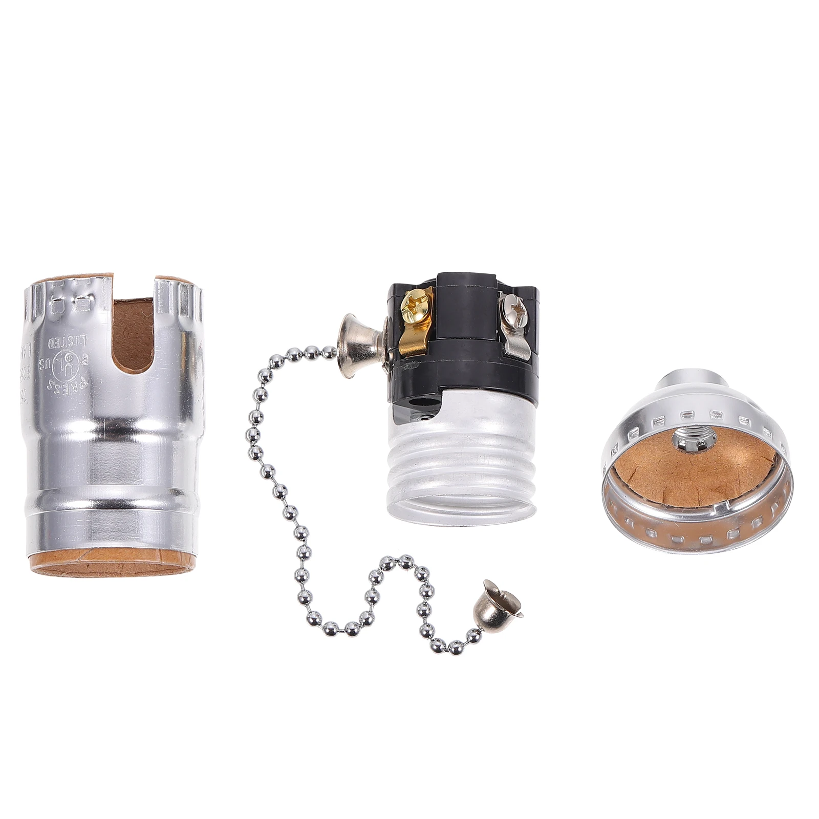 

E27 цоколь для держателя лампы, алюминий, простая установка, адаптер для подвесного светильника, розетки для люстры, декор для дома и офиса