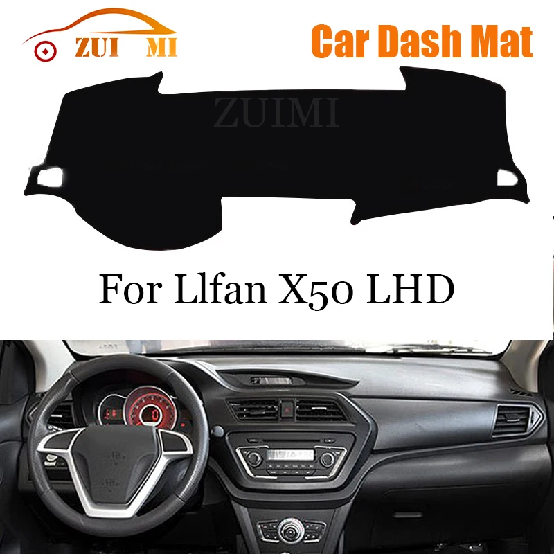 

ZUIMI Dashboard Cover Dash Mat Dashmat For Llfan X50 LHD RHD Dash Board Cover Pad Sun Shade