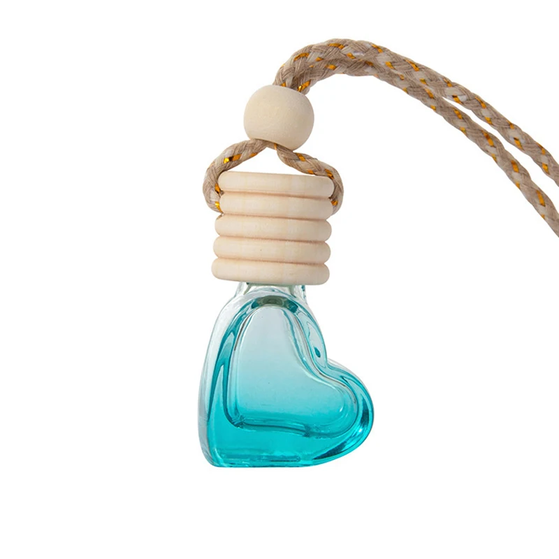 Perfume Bottle Ornament Hanging Empty Bottle Essential Oil Diffuser Fragrance Air Freshener Scent Car Interior Accessory