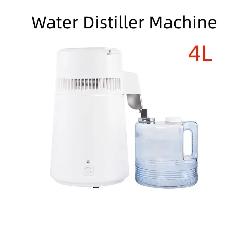 750W 4L Water Distiller Purifier Filter Dispenser Heater Drinking Bottle Machine