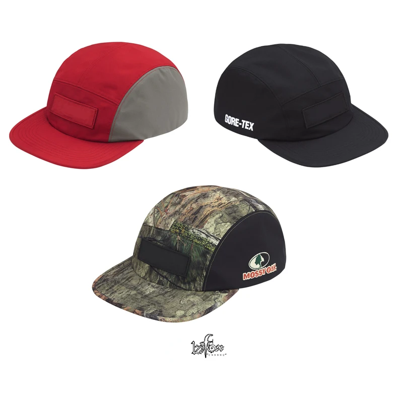 Leaf Camouflage CORE TEX Flat Cap Baseball Cap Trendy Five-Piece High Street Cotton round Top Unisex Bent Brim Hat