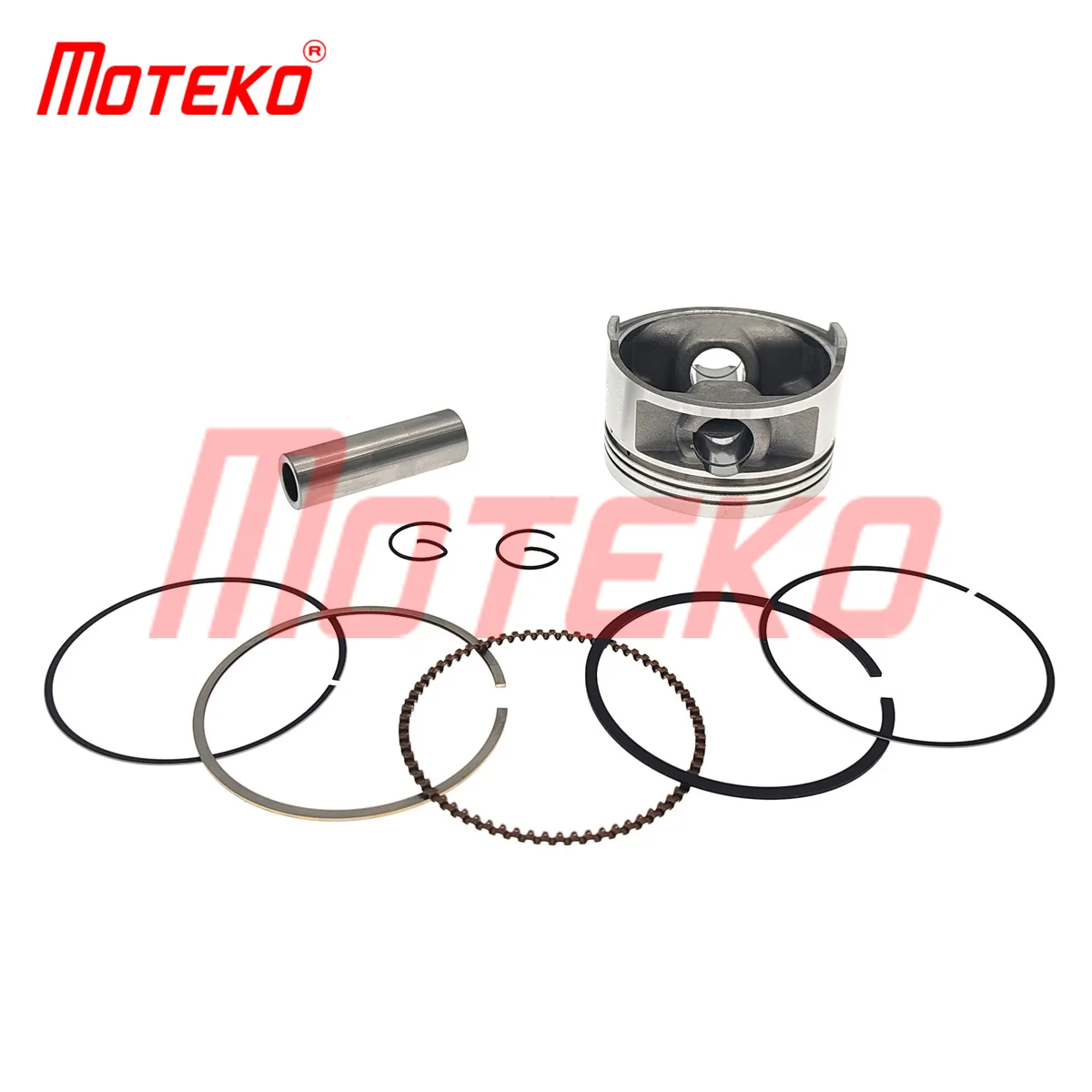 BX1405283 GY6 175CC 62MM BIG BORE CYLINDER KIT AND PISTON 15MM PIN SCOOTER ENGINE PARTS FOR 157QMJ CHINESE SCOOTERS ATV GO KART