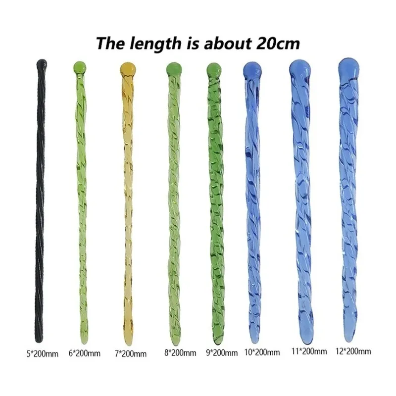 Glass Screw Thread Penis Plug Male Masturbation Urethra Dilator Sounding Urethral Prostate Stimulation Bdsm Sex Toys for Man