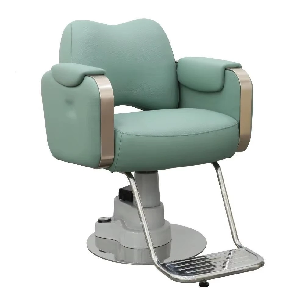 

JH-Modern Multi-function Reclining Iron Electric Lifting Barber Chair with Luxury Vintage Base and Ventilation for Beauty Salon^