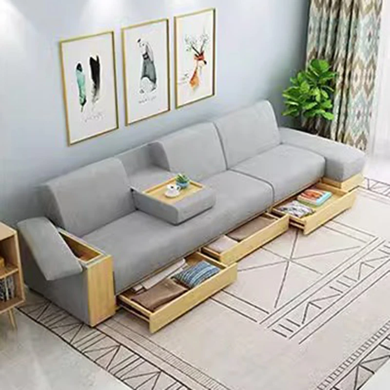 Small Cute Girl Sofa Modern Relax Double Recliner Storage Nordic Sofa Puffs Living Room Salon Meuble Living Room Furniture