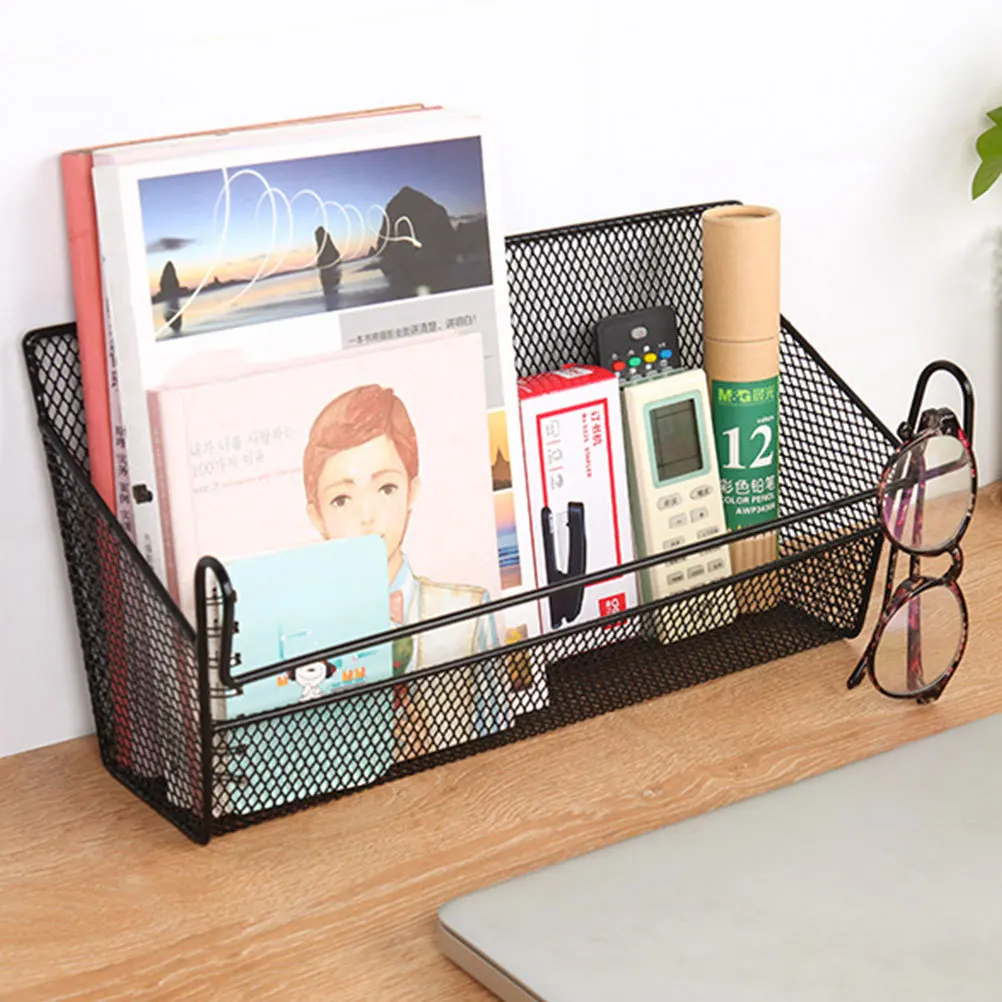 

2Pcs Bedside Dormitory Hanging Basket Iron Storage Organizer Space Saving Storage Shelf Dormitory Hanging Baskets