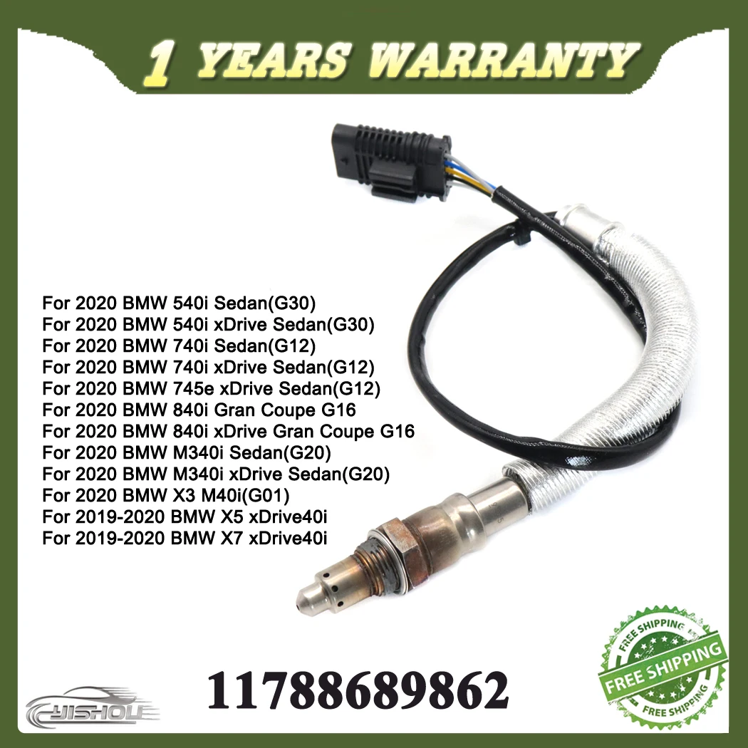

Air Fuel Ratio Oxygen O2 Lambda Sensor 11788689862 31507590899 Upstream For BMW 540i 740i 840i M340i X3 X5 X7