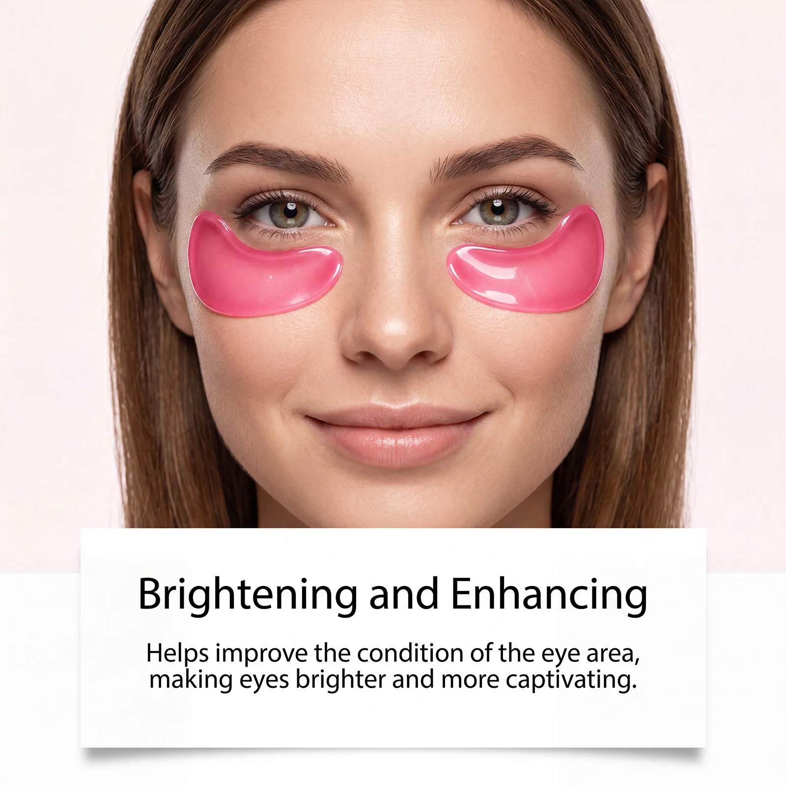 Pink Crystal Collagen Eye Mask - Collagen Under Eye Patches 评论和价格