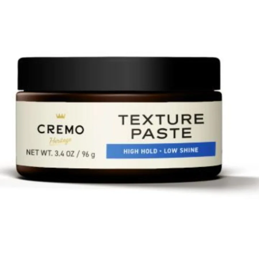 

Cremo Barber Grade Hair Texture Paste for Men High Hold Low Shine All Hair Types 3.4oz