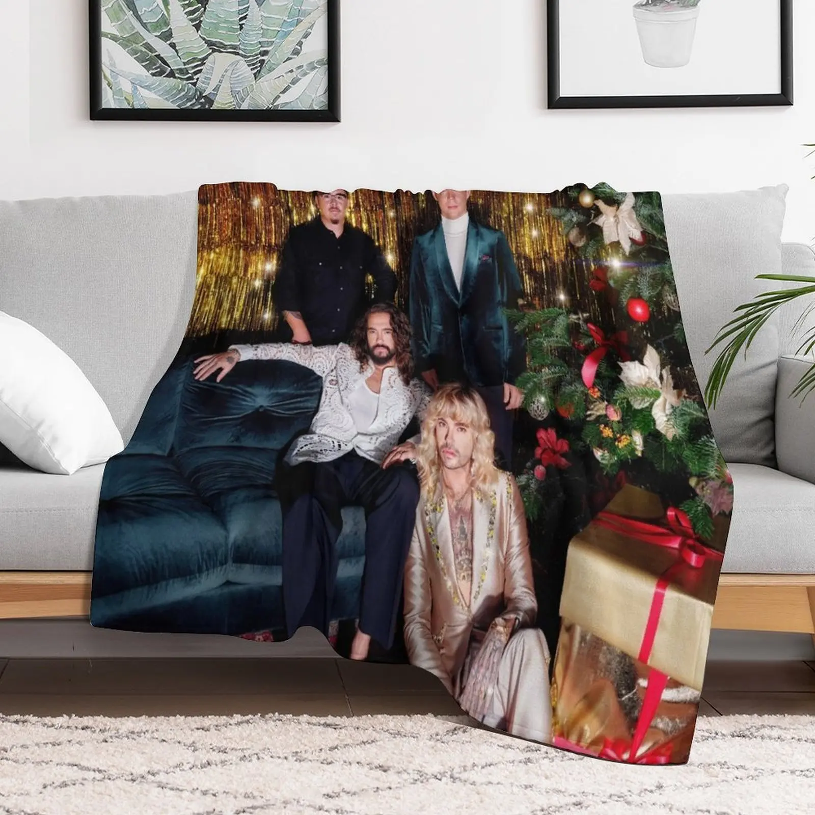 TOKIO HOTEL FOR CHRISTMAS Throw Blanket Soft Beds For Decorative Sofa Blankets