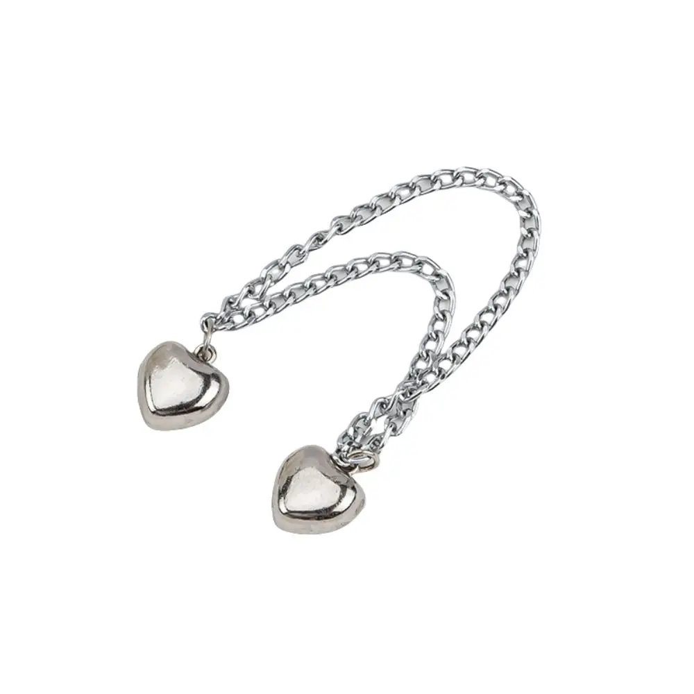 Botón de Clip magnético multifunción para ropa, Pin de fijación para manguito de pierna sin agujeros, hebilla de cintura de Metal, cadena con borlas, gemelos para pantalones vaqueros