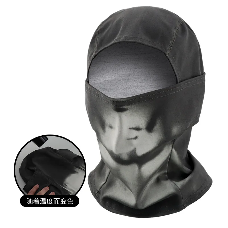 غطاء وجه بالاكلافا الحراري الشتوي المتغير اللون للحماية من الأشعة فوق البنفسجية لمعدات ركوب الدراجات والتزلج والرياضات الخارجية