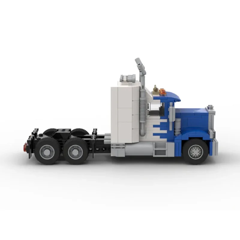 MOC-73545 Nuovo Piccolo Trasporto Camion Building Block Modello 407 Parti Educative Ragazzi Bambini Natale Building Blocks Giocattolo Regali