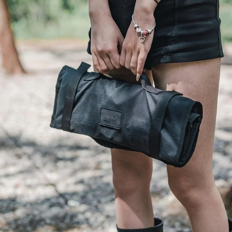 

Portable Camping Tent Peg Bag Oxford Cloth Camping Hammer Storage Bag Ground Nails Tent Stakes Wind Rope Handbag Organizer