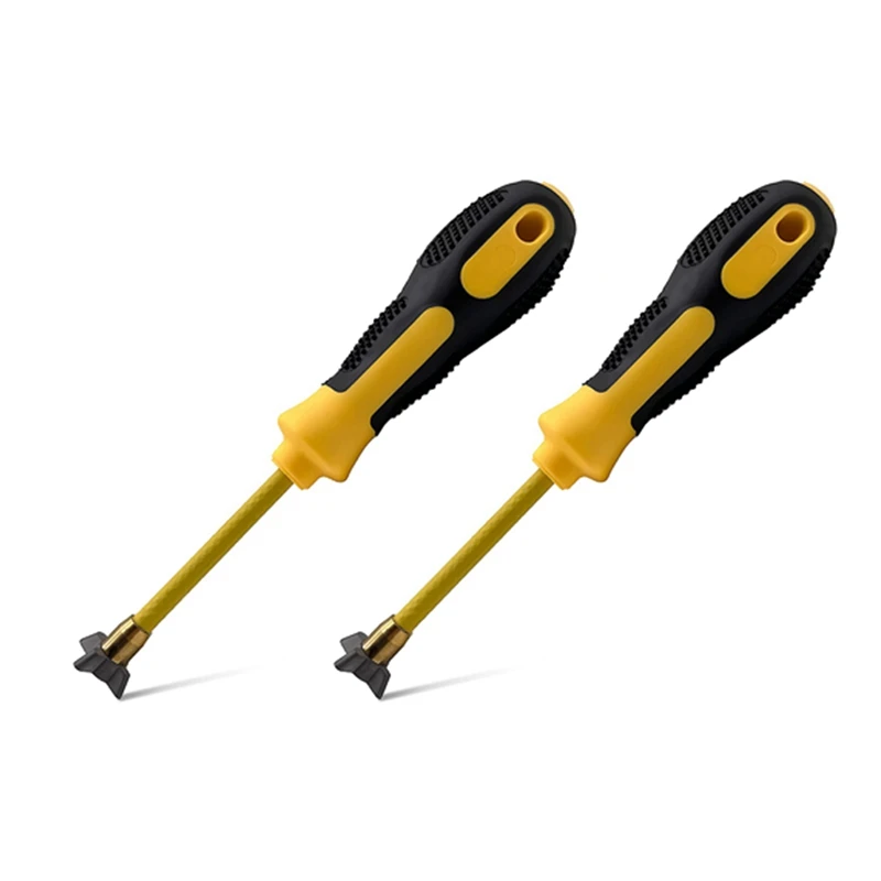 2X Grout Removal Tool 4 In 1 (Carbide Alloy Head), Grout Remover,Caulking Removal Tool,Grout Cleaning,Tile Removal Tool